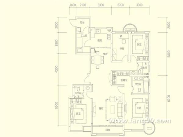 177平五室两厅三卫