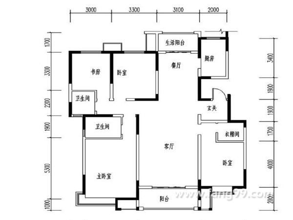 164平四室两厅