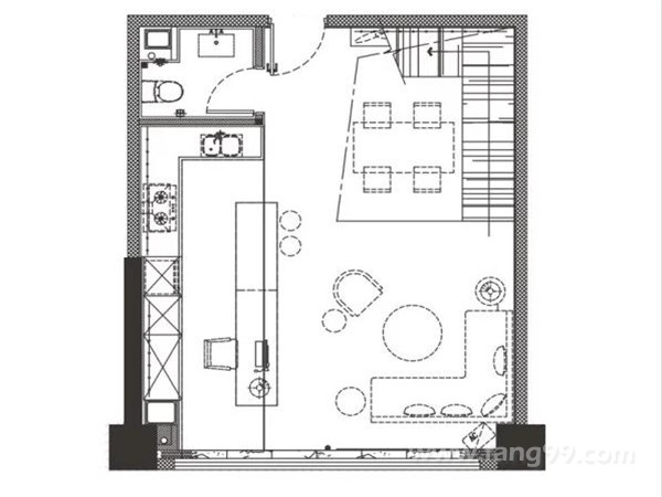 70平商住户型