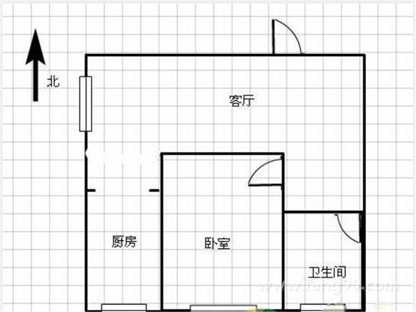 65平户型图