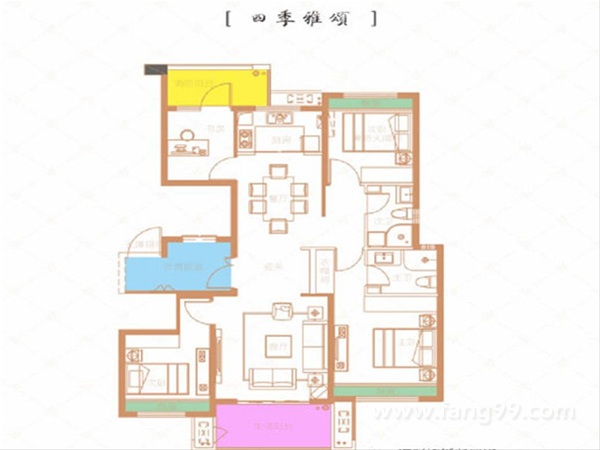 134平四室两厅两卫