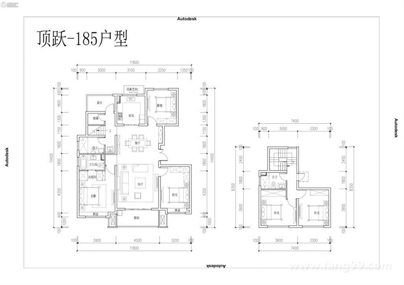 顶跃185㎡