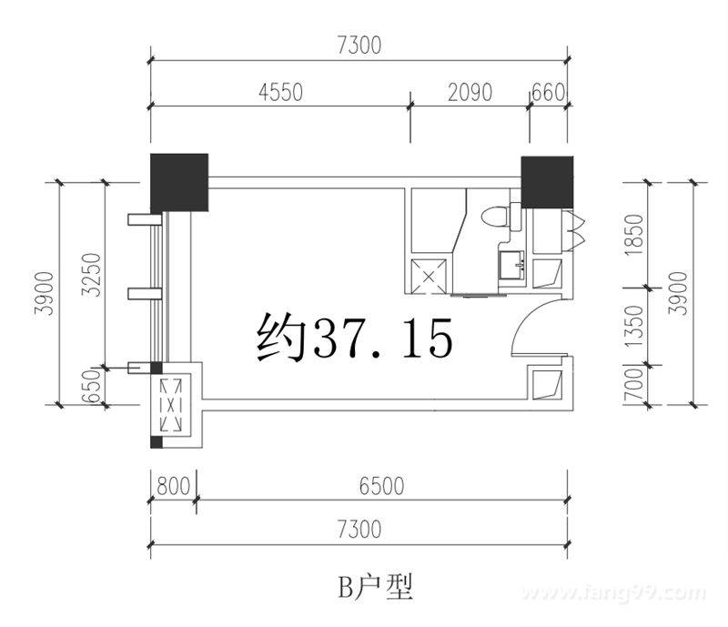 一室37.15㎡