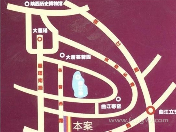 曲江壹街交通图