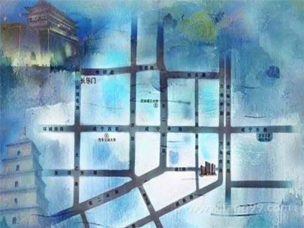龙城四季交通图