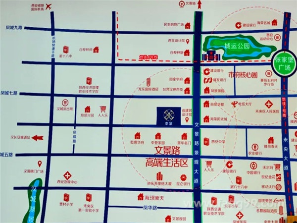 碧玺华庭交通图