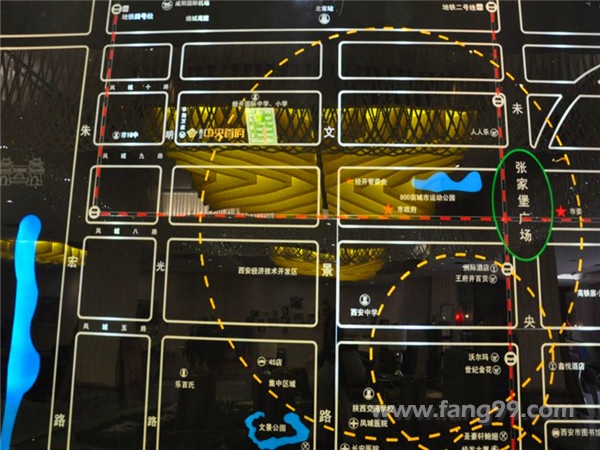 鼎正·中央领郡交通图