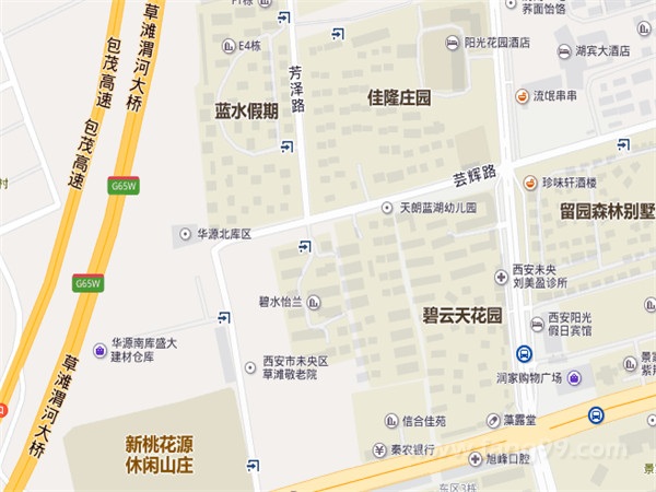 碧水怡兰交通图