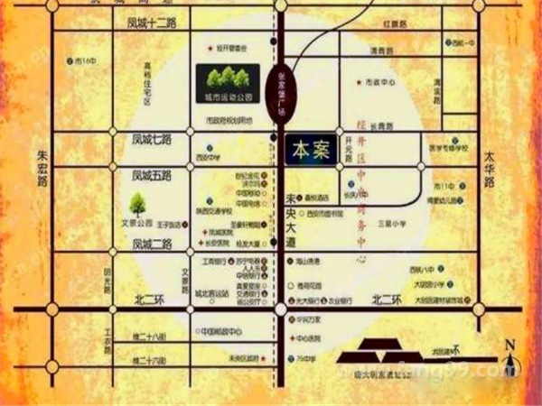 海逸国际交通图