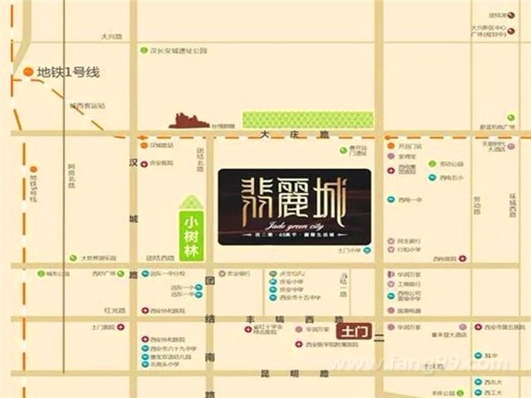 翡丽城交通图